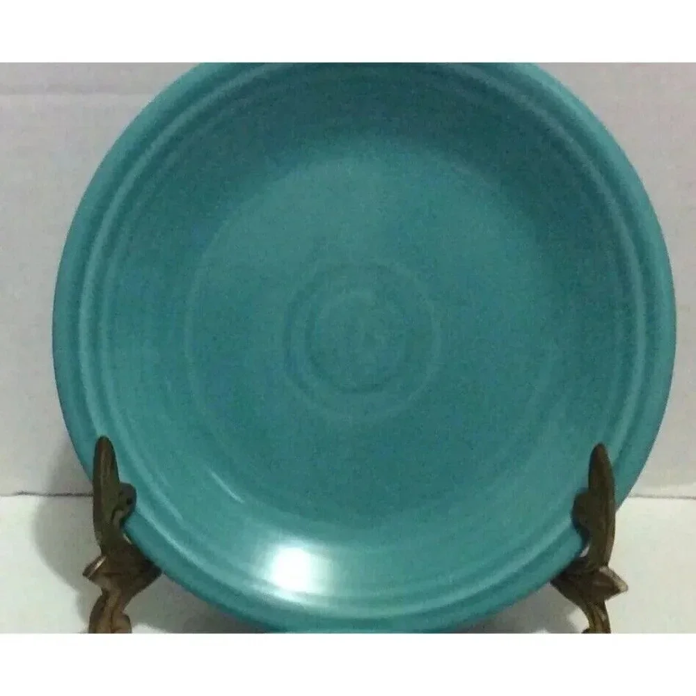 Fiestaware Turquoise Salad Dessert Plate Fiesta 7 1/4